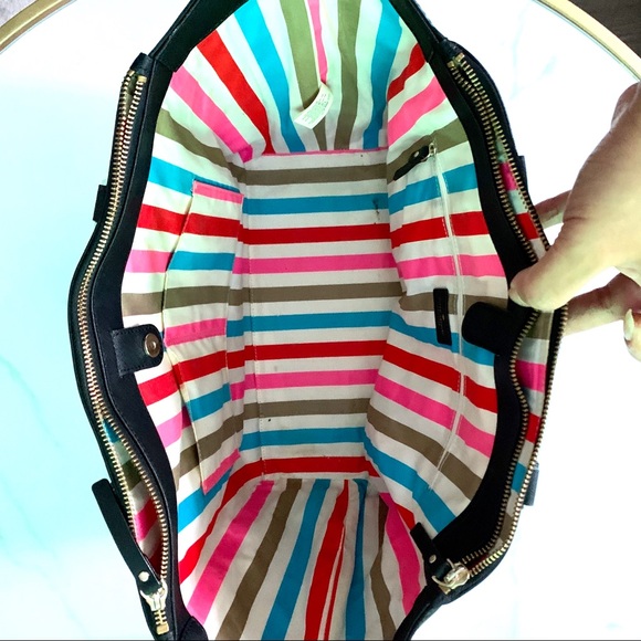 Kate Spade Newbury Lane Cadene Black Leather Tote - Picture 10 of 16